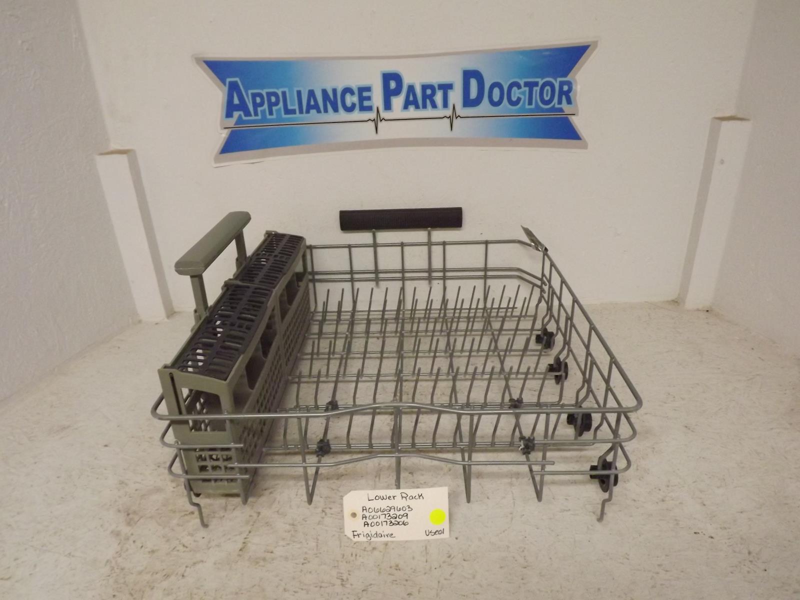 Frigidaire Dishwasher A06629603 A00173209 A00173206 Lower Rack Used Frigidaire Dishwasher A06629603 A00173209 A00173206 Lower Rack Used